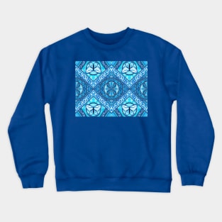 Blue Butterfly Mandala Crewneck Sweatshirt